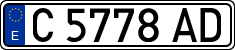 License plates of Spain, 1971 year series