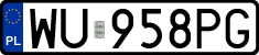 License plates of Poland, Regular car plates