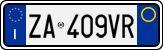 License plate of Italy, Cars (1994 year series)