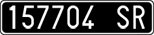 License plate of Italy, Cars (1927 year series)