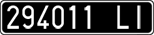 License plate of Italy, Cars (1927 year series)