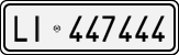 License plate of Italy, Cars (1927 year series)