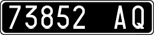 License plate of Italy, Cars (1927 year series)