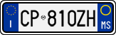 License plate of Italy, Cars (1994 year series)