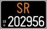 License plate of Italy, Cars (1927 year series)