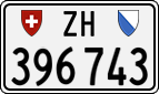 License plate of Switzerland, Cars