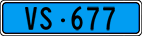 License plate of Switzerland, Work and fire vehicles (blue)