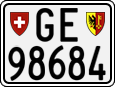 License plate of Switzerland, Motorcycles