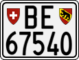 License plate of Switzerland, Motorcycles