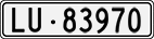 License plate of Switzerland, Cars