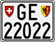 License plate of Switzerland, Motorcycles