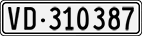 License plate of Switzerland, Cars