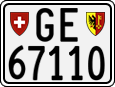 License plate of Switzerland, Motorcycles