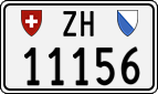 License plate of Switzerland, Cars