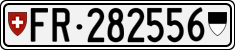 License plate of Switzerland, Cars