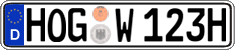 German license plate, Plates for oldtimers (type 