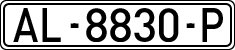 License plates of Spain, 1971 year series