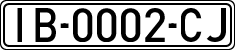 License plates of Spain, 1971 year series