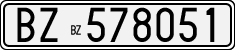 License plate of Italy, Cars (1927 year series)