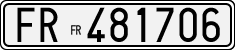 License plate of Italy, Cars (1927 year series)