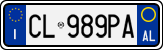 License plate of Italy, Cars (1994 year series)