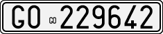 License plate of Italy, Cars (1927 year series)