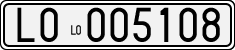 License plate of Italy, Cars (1927 year series)