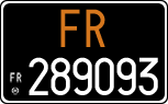 License plate of Italy, Cars (1927 year series)