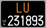 License plate of Italy, Cars (1927 year series)