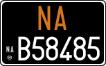 License plate of Italy, Cars (1927 year series)