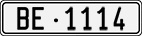 License plate of Switzerland, Cars