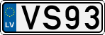 License plate of Latvia, Regular car plates