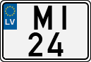 License plate of Latvia, Regular car plates
