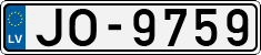 License plate of Latvia, Regular car plates