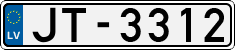 License plate of Latvia, Regular car plates