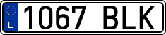 License plates of Spain, Ordinary (2000)