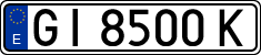 License plates of Spain, 1971 year series