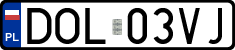 License plates of Poland, Regular car plates