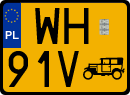 Plaques de la Pologne, Oldtimers