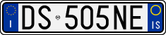 License plate of Italy, Cars (1994 year series)