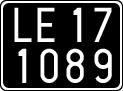 License plate of Italy, Cars (1927 year series)