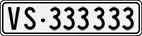 License plate of Switzerland, Cars