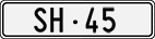 License plate of Switzerland, Cars