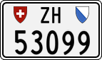 License plate of Switzerland, Cars