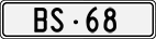 License plate of Switzerland, Cars