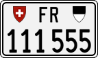 License plate of Switzerland, Cars