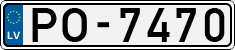 License plate of Latvia, Regular car plates