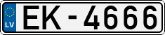 License plate of Latvia, Regular car plates