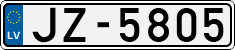 License plate of Latvia, Regular car plates