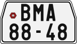 License plate of the Czech Republic, Motorcycles (1960)